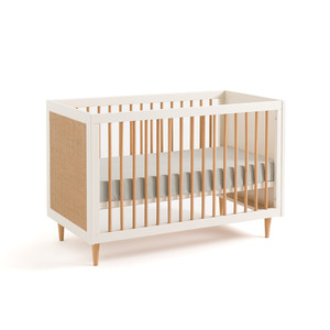 Cuna de Bebé Dodo Cuna de Bebé Fabricada En Madera de Caoba Alta Calidad Con Madera Natural y color blanco para salón. - Product Image 6