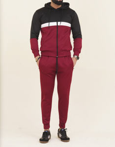 Fabrication OEM et personnalisation de marque privée, survêtement streetwear élégant pour hommes - Haute qualité 100% coton - Product Image 1