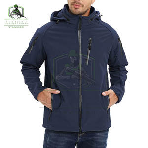 Veste tactique respirante, écologique et confortable avec fermeture éclair, logo personnalisé et matériau en nylon/polyester de haute qualité - Product Image 3