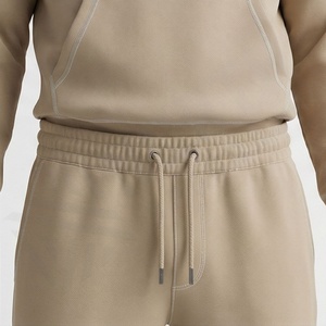 Survêtement deux pièces pour homme en coton 100% - Capuche - Casual - Haute qualité - Logo personnalisé - Couleur unie - Gym - Fitness - Product Image 5
