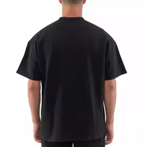 Vente en gros T-shirts unis de haute qualité Vêtements décontractés Logo personnalisé T-shirt uni simple pour hommes vêtements de mode - Product Image 5