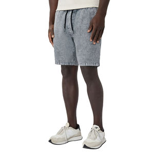 Pantalones Cortos de Mezclilla Estilo Verano con Parche Personalizado, Logotipo de Alta Calidad, Fabricante Vintage, 100% Algodón, Lavado Ácido para Hombre - Product Image 2