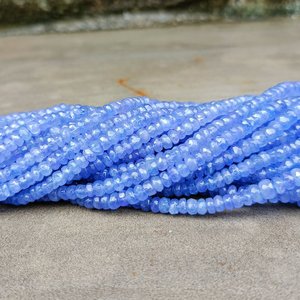 Tự Nhiên Tanzanite Mặt Rondelle Đá Quý Hạt Sợi Chuỗi 3-4Mm Loose Hạt Rất Nhiều Cho Đồ Trang Sứ<span class=keywords><strong>c</strong></span> Vòng Đeo Tay Làm Trong Số Lượng Lớn Giá - Product Image 6