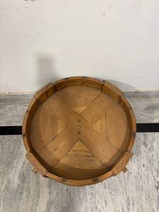 Mesa Chakki de madera tallada India Antigua de estilo moderno, juego de muebles duraderos para el hogar para el comedor superior y la sala de estar, mesas de café - Product Image 5