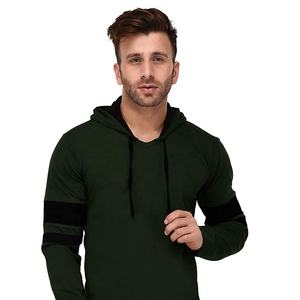 Sweat à capuche en coton mélangé de haute qualité pour hommes, modèles d'hiver et d'extérieur avec logo personnalisé, options multicolores, prix réduit, tailles personnalisées - Product Image 1