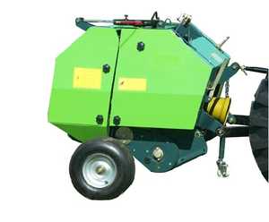 Tractor Mounted PTO Mini Round hay <b>Straw</b> Baler Machine Small hay Baler for Sale - Product Image 3