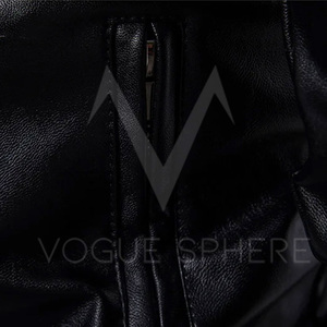 Chaqueta de Cuero Personalizada de Alta Calidad para Hombre con Tela de Lona, Diseño Transpirable, Logotipo Frontal, Uso en Exteriores de Invierno, Mejor Material - Product Image 6