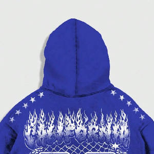Sudadera con capucha de poliéster y algodón fino para primavera y otoño, sudadera básica de nuevo estilo con logotipo personalizado, sudaderas con capucha de serigrafía - Product Image 6