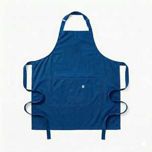 Delantal Clásico de Lona Tejida Resistente, Reutilizable, con Cintura Ajustable y un Bolsillo, Color Marrón, para Limpieza Diaria - Product Image 5