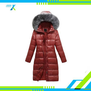 Chaqueta Bomber Larga de Invierno para Mujer, Metálica Brillante, Transpirable, Abrigo Cálido para Exteriores, Cuello Desmontable de Piel Sintética, 100% Poliéster, a la Moda - Product Image 6