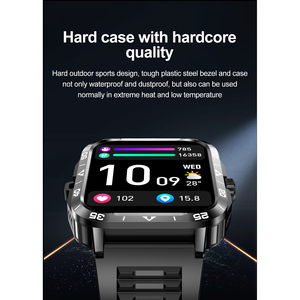 Reloj deportivo inteligente ZW59 con pantalla TFT de 1,95 pulgadas, resistente al agua IP67, monitor de ritmo cardíaco para hombres y mujeres, rastreador de actividad física - Product Image 4
