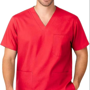 Combinaison de gommage légère pour hommes avec matériau facile d'entretien conçu pour une apparence et un confort professionnels - Product Image 1