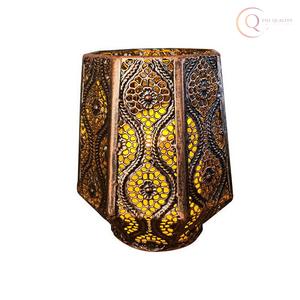 Lanterne porte-bougie décorative en métal artisanal pour table |   Utilisation du Ramadan, imperméable et durable, couleur personnalisable - Product Image 6