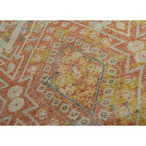 Tapis en laine noués à la main Erbe, motif géométrique abstrait rouge et orange, pour salon, chambre à coucher, couloir, 9x12, rectangulaire, Gs-7085 - Product Image 3