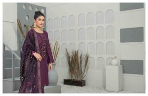 Inde et Pakistan Salwar Kameez pour les robes d'hiver pour dames tissu de qualité d'exportation lin de très haute qualité trucs respirants - Product Image 6