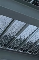 Plancher en acier galvanisé durable, résistant au feu et à l'eau, pour la construction modulaire de loft sur le deuxième étage
