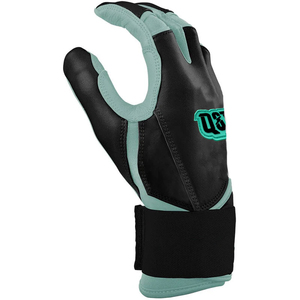 Gants de frappe de baseball en cuir antidérapants, logo et design personnalisés, qualité professionnelle, fabrication haut de gamme, cuir fendu - Product Image 2