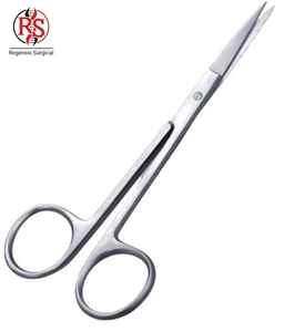 Ciseaux à iris manuels à prix avantageux, droits, 3,75 pouces, en acier chirurgical inoxydable, certifiés CE - Product Image 3