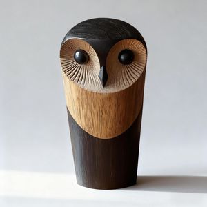 Sculpture de table en bois moderne faite à la main, décoration d'intérieur contemporaine haut de gamme, centre de table artistique, personnalisable, espace de vie - Product Image 6