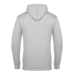 Sudadera con capucha gris claro para hombre con forro en contraste |   Sudadera Deportiva de Forro Polar Personalizada al por Mayor, Suministro de Ropa Deportiva de Marca Privada - Product Image 3