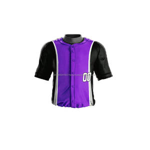 Uniformes de Béisbol Personalizados de Fábrica de Buena Calidad 2026, Último Diseño, Secado Rápido, Spandex/Poliéster - Product Image 4
