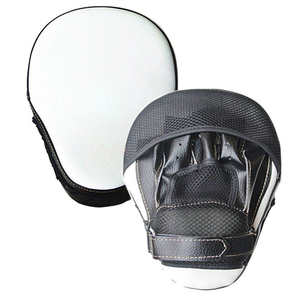 Almohadillas de enfoque de piel de vaca impresas con logotipo personalizado de alta calidad, almohadilla de guante de Kick Boxing profesional, guantes de boxeo de artes marciales Pu de alta calidad - Product Image 6