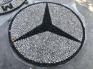 Mosaico de piedra Guijarro Mosaico Piedra Mosaico Arte | Instalación gratuita en países europeos - Product Image 2