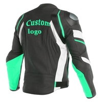 Personnalisé Hommes Vintage Nouvelle Mode En Cuir Véritable Racing Veste Respirant Moto Costume pour Motos