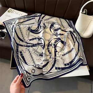 Fashion Custom Satin Printed <b>Scarf</b> Fabric With Private Label And Logo Service For Corporate Branding And Promotion - Product Image 4