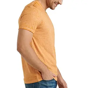 定制高品质男式v领三合一t恤时尚设计短袖t恤男女