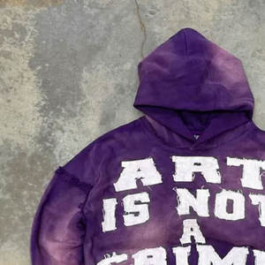 Sweat à capuche décontracté avec impression numérique avec logo personnalisé pour hommes, vêtements d'hiver en détresse, top tendance à vendre - Product Image 3