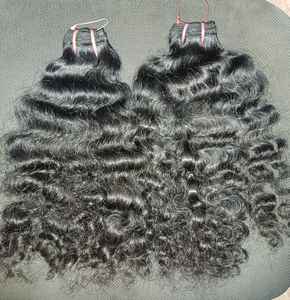 Cheveux vierges ondulés indiens Remy Cheveux humains bruts - Product Image 2