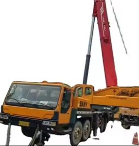 Grúa móvil SANY STC50 de segunda mano, grúa hidráulica montada en camión de 50 toneladas usada, grúa móvil Sany STC50 ton a la venta - Product Image 1