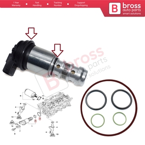 ซีลโอริงวาล์วโซลินอยด์ Vanos BSP1039 รุ่น 11367506178 11367546379 สำหรับ N40 N42 N46 N45 - Product Image 5