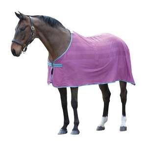 Premium Lightweight Purple Blue Highlighted Horse <b>Blanket</b> Comfortable Cotton Material All-Weather Winter Protection <b>Waterproof</b> - Product Image 1