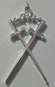 Past Master Masonic Jewels Blue Lodge Collar Jewel con Freemason Metal Jewelry y Custom Masonic Regalia Jewelry para Freemason - Product Image 3