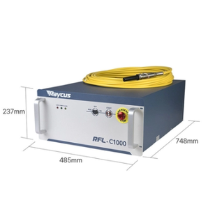 Fuente de láser de fibra fácil de operar 1.5kw 2kw 3kw Láser RAYCUS para procesamiento láser refrigerado por aire - Product Image 4