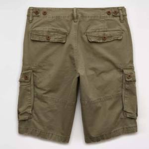 Pantalones cortos cargo para hombre con cintura elástica y comodidad en la playa, pantalones cortos de trabajo para hombre, pantalones cortos de trabajo informales a precio barato a la venta - Product Image 5