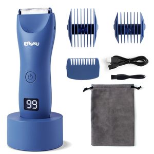 Tondeuse Électrique Rechargeable USB pour Hommes, Sûre pour la Peau avec Guides Ajustables, Étanche (IPX7) pour le Corps et la Zone Intime - Product Image 1