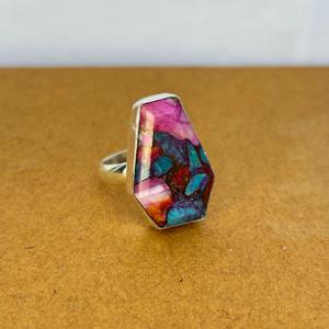 อัญมณีเงินสเตอร์ลิง925อัญมณีสีเทอร์ควอยซ์แบบดั้งเดิมเครื่องประดับชั้นดีสำหรับงานเลี้ยงของผู้หญิงอุปกรณ์จัดงานแต่งงานที่กำลังมาแรง - Product Image 2