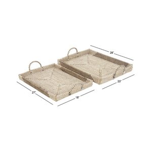 Best New Collection Seagrass Jute Fruit Candle <b>Trays</b> Serving Storage <b>Trays</b> Sustainable Woven Safe <b>Kitchen</b> <b>Tray</b> Organizer - Product Image 4