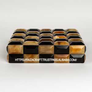 กล่องเรซินใส่เครื่องประดับตามสั่งกล่องใส่ของทรงกลมฝังกระดูก - Product Image 4