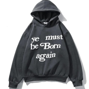 Vente en gros sweat-shirt à capuche Oem haute qualité en coton uni à col ras du cou avec impression personnalisée pour hommes - Product Image 6