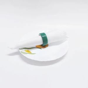 Hot Selling Love Style Premium Quality Resin <b>Napkin</b> Rings Table Decoration Paper Holder for <b>Wedding</b> Parties on Sale - Product Image 5