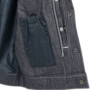 Chaleco de cuero de diseño clásico con estilo para hombre, chaleco informal transpirable de alta calidad para exteriores con bolsillos para la temporada de invierno para adultos - Product Image 5