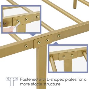 TRIHO-Marco de cama de plataforma de metal tamaño Queen, con cabecero y estribo vintage victoriano, proveedor de Vietnam, 2017 - Product Image 4