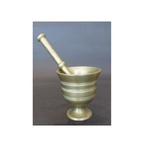 Mortier et pilon en laiton de qualité supérieure bol de meulage ensemble d'outils de cuisine disponible à un prix raisonnable - Product Image 6