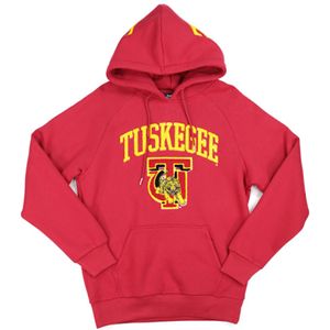 Tuskegee University Hoodie Golden Tigers Mascot T Logo School Spirit Sudadera Algodón Fleece Unisex Custom Bulk Apparel - Product Image 1
