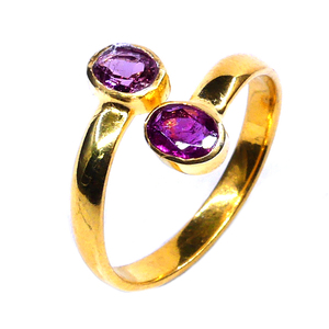 Vêtements de mariage Argent Sterling 925 Plaqué Or Vermeil Tourmaline Rose Gemme Femmes Porter Bague Classique - Product Image 5