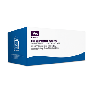 Disque de rupture de sécurité pour conteneur portable UN T75 pour dioxyde de carbone liquide réfrigéré avec vanne et armoire de sécurité pour passage sécurisé - Product Image 2